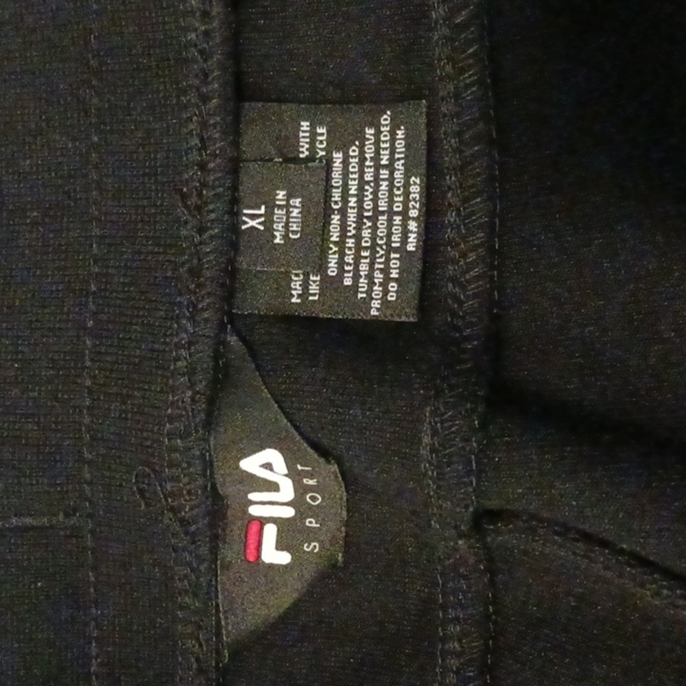 Fila Sport Black Casual Shorts Size XL
